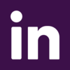 LinkedIn Logo Purple